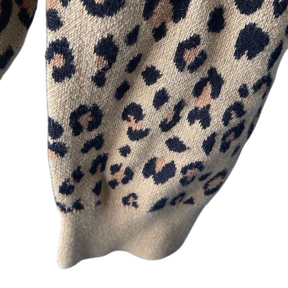J.Crew animal print sweater XL - Picture 5 of 6